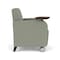 Lesro Siena Guest Chair W/ Swivel Tablet & Front Casters, 27 in W 29.5 in L 32.5 in H SN1101 - alternate 3